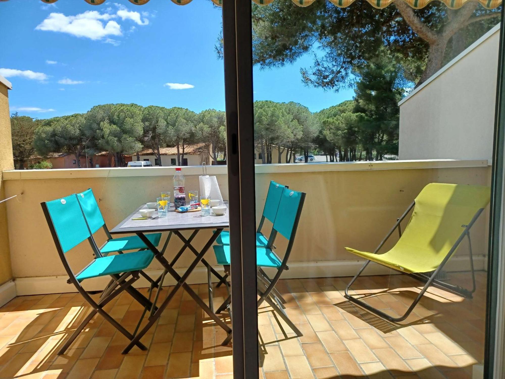 Appartement T2 Climatise Avec Mezzanine, Piscine Et Parking, Proche Plage - Agde - Fr-1-607-119 Buitenkant foto