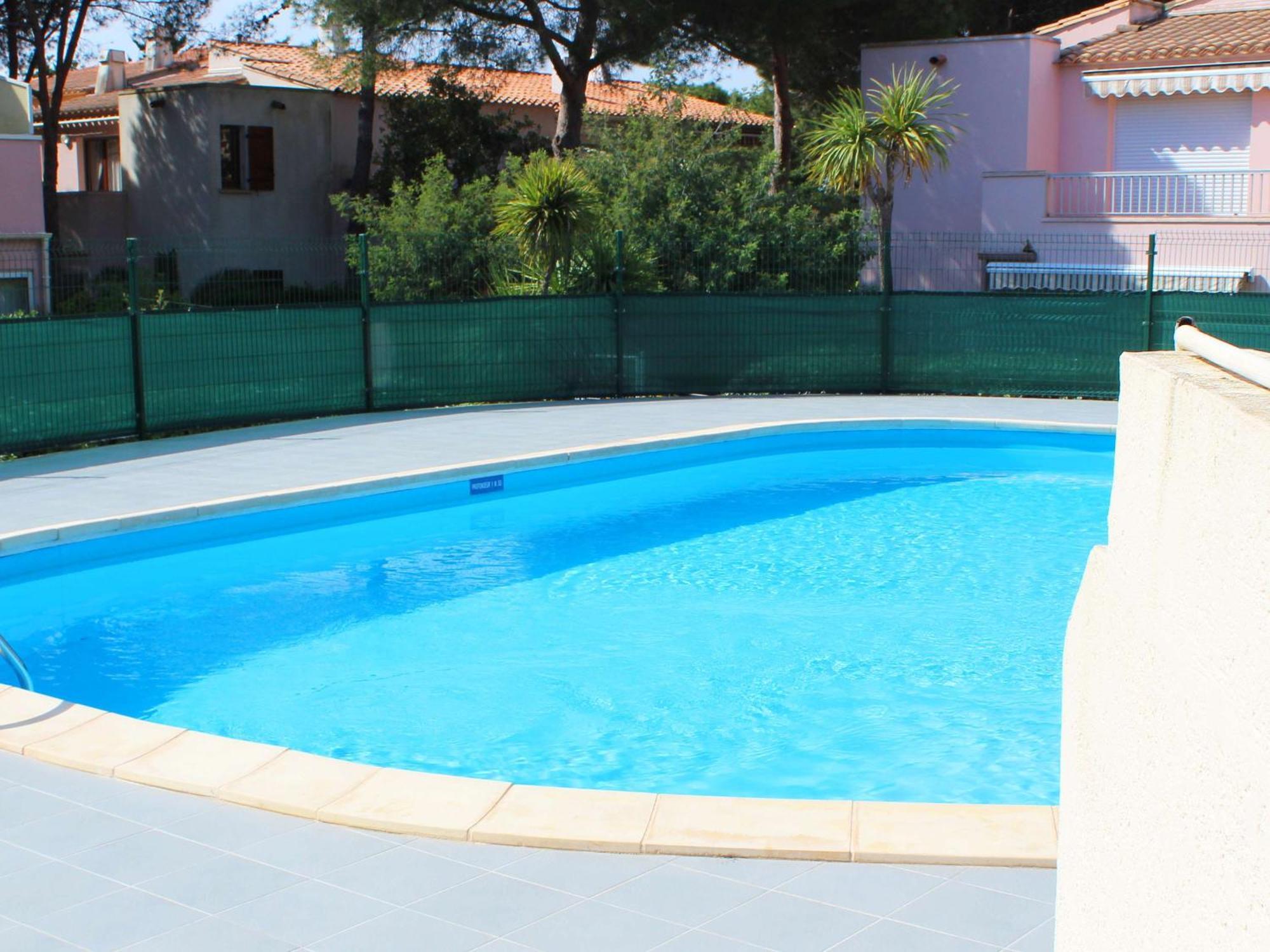 Appartement T2 Climatise Avec Mezzanine, Piscine Et Parking, Proche Plage - Agde - Fr-1-607-119 Buitenkant foto