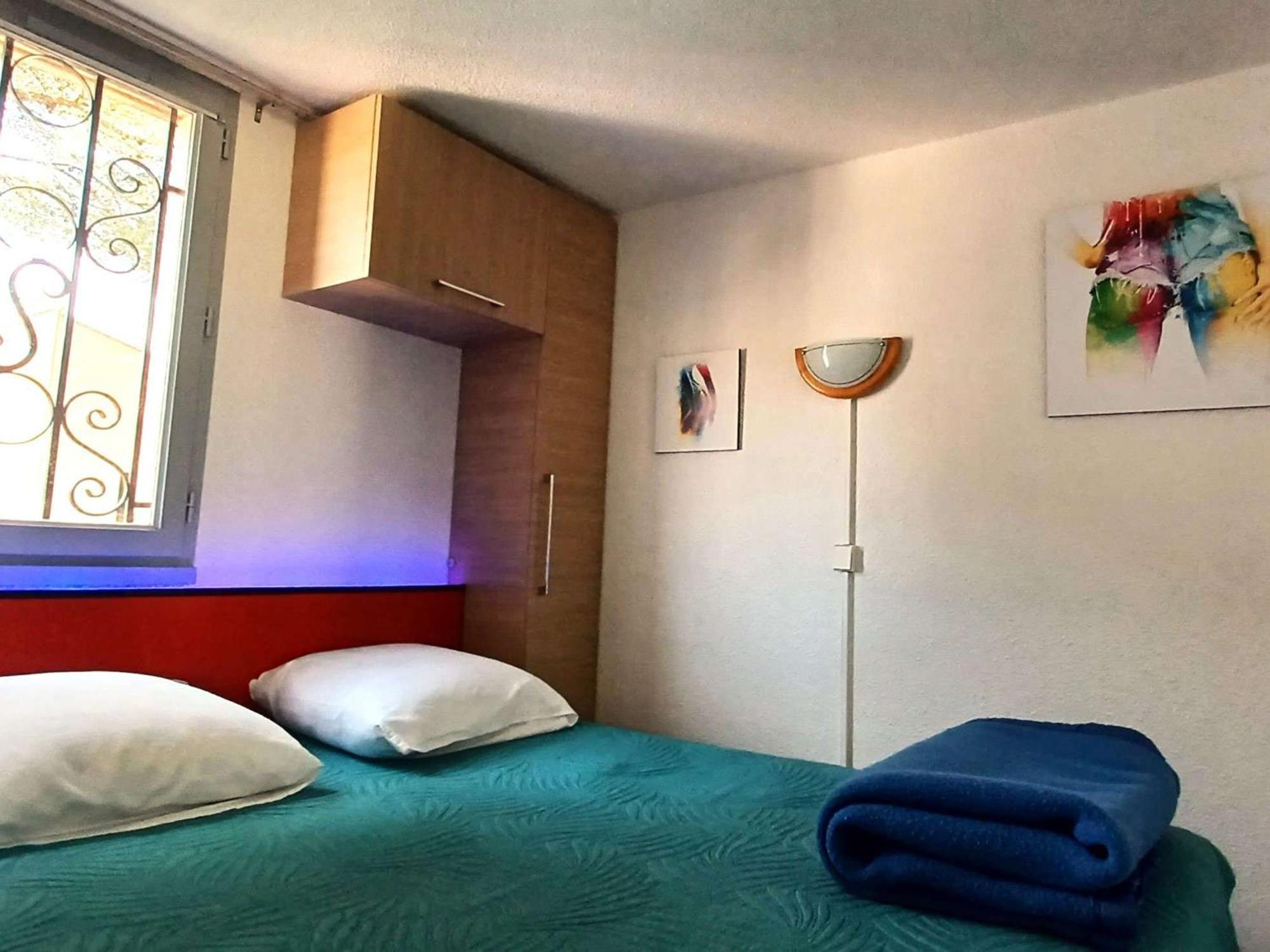 Appartement T2 Climatise Avec Mezzanine, Piscine Et Parking, Proche Plage - Agde - Fr-1-607-119 Buitenkant foto